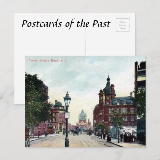 Old Briefkaart - Tower Bridge Road, Londen (Voorkant / Achterkant)