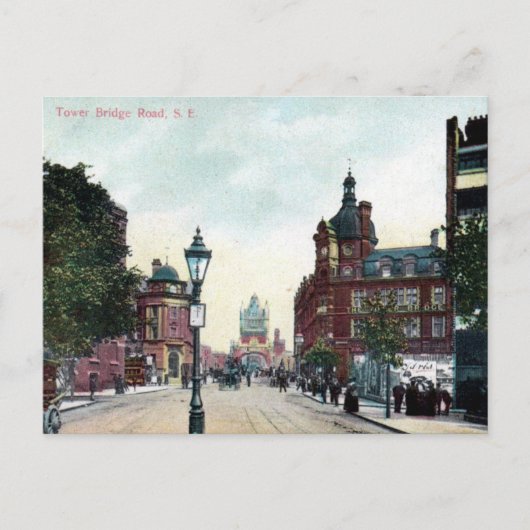 Old Briefkaart - Tower Bridge Road, Londen (Voorkant)