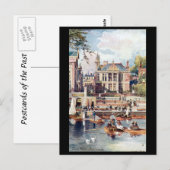 Old Briefkaart - Town Hall, Richmond, Londen. (Voorkant / Achterkant)