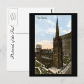Old Briefkaart, Trinity Church, New York City Briefkaart (Voorkant / Achterkant)