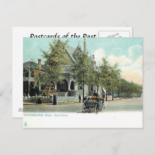 Old Briefkaart - Vicksburg, Mississippi, Verenigde (Voorkant / Achterkant)