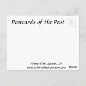 Old Briefkaart - Virginia City, Nevada (Achterkant)