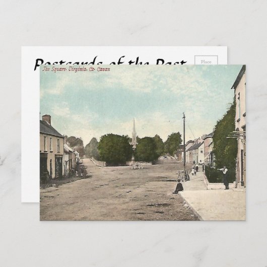 Old Briefkaart - Virginia, Co Cavan, Ierland (Voorkant / Achterkant)