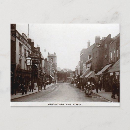 Old Briefkaart - Wandsworth High St., Londen (Voorkant)