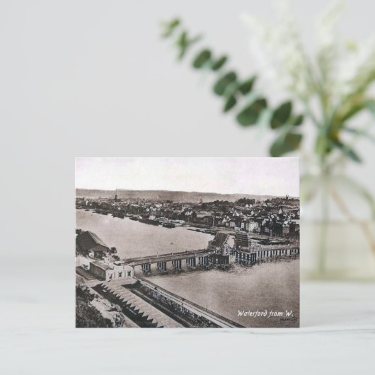 Old Briefkaart - Waterford, Ierland (Staand voorkant)