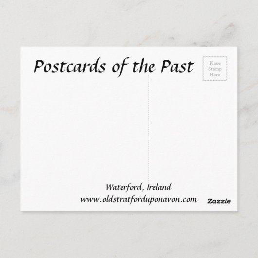 Old Briefkaart - Waterford, Ierland (Achterkant)