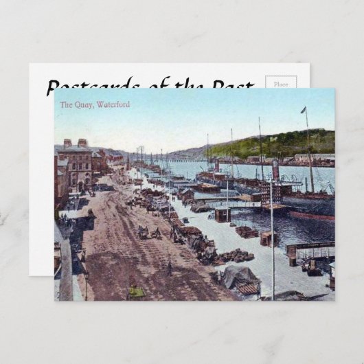 Old Briefkaart - Waterford, Ierland (Voorkant / Achterkant)
