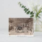 Old Briefkaart - Waterloo Station, Londen (Staand voorkant)