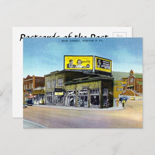 Old Briefkaart - Weirton, W Virginia, Verenigde St (Voorkant / Achterkant)