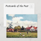 Old Briefkaart - Wimbledon Common, Londen (Voorkant / Achterkant)