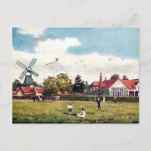 Old Briefkaart - Wimbledon Common, Londen (Voorkant)