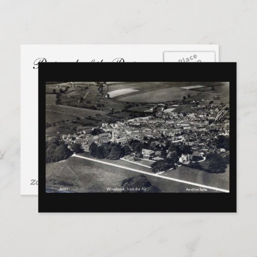 Old Briefkaart - Woodstock, Oxfordshire (Voorkant / Achterkant)