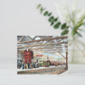 Old Briefkaarten - Waterloo Station, Londen (Staand voorkant)