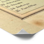 Old Bristol UK Map (1872) Poster (Hoek)