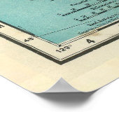 Old British Columbia Canada Map (1903) Poster (Hoek)