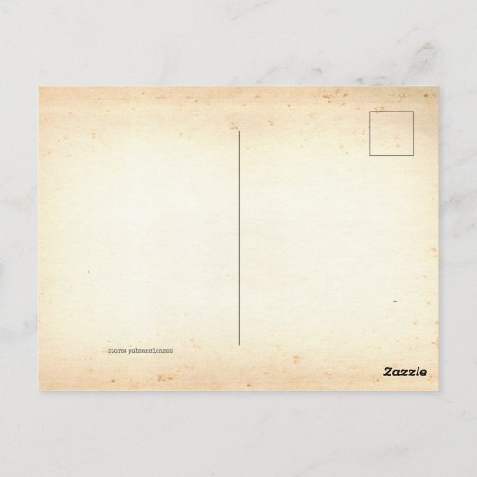 Old British Post kantoor telegram () Briefkaart (Achterkant)