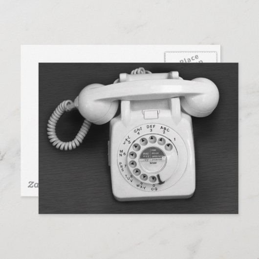 Old British Telefoon Briefkaart (Voorkant / Achterkant)