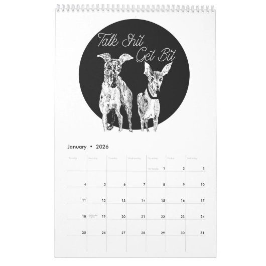 'Old Broad Fight Crue' kalender! Kalender (Jan 2026)