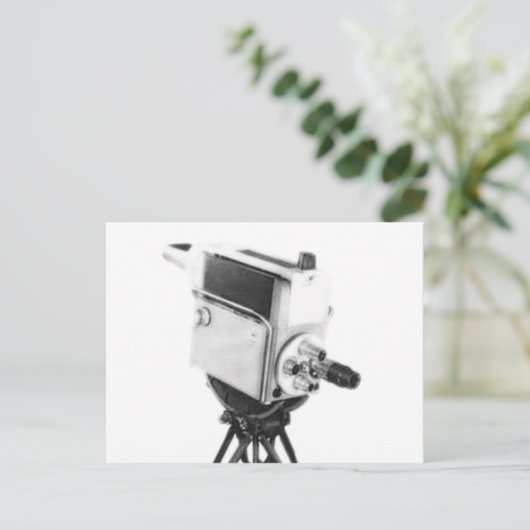 Old Broadcast TV Camera TK Briefkaart (Staand voorkant)