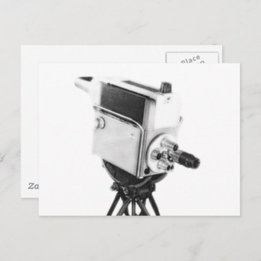 Old Broadcast TV Camera TK Briefkaart (Voorkant / Achterkant)