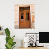 Old broken door, lost place poster (Thuiskantoor)