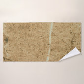 Old brown paper texture. Papiervintage. Aged vinta Badhanddoek (Badhanddoek)