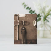 Old Brown Suitcase Briefkaart (Staand voorkant)