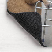 Old Buck Leaning On A Walker Muismat (Hoek)