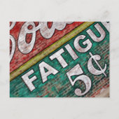 Old Building Brick Wall Graffiti - Postkaart (Voorkant)