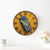 Old But Legendary Retro Brick Phone Grote Klok (Huis)