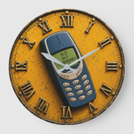 Old But Legendary Retro Brick Phone Grote Klok