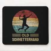 Old Butterhand Dminton Shuttle  Grappig Muismat (Voorkant)