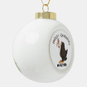 Old Buzzard Holiday kerstversiering Keramische Bal Ornament (Links)