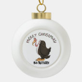 Old Buzzard Holiday kerstversiering Keramische Bal Ornament (Voorkant)
