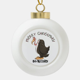 Old Buzzard Holiday kerstversiering Keramische Bal Ornament