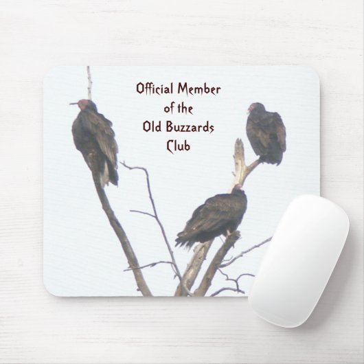 Old Buzzards Club Mousepad Muismat (Met muis)