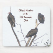 Old Buzzards Club Mousepad Muismat (Voorkant)