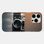 Old camera, cameraman iPhone hoesje (Achterkant horizontaal)
