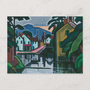 "Old Canal Port" art briefkaart