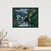 "Old Canal Port" art poster (Keuken)