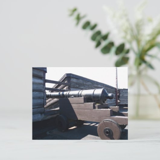 Old Cannon Briefkaart (Staand voorkant)