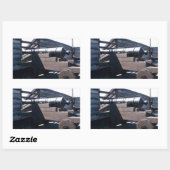 Old Cannon Rechthoekige Sticker (Vel)