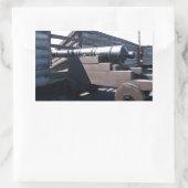 Old Cannon Rechthoekige Sticker (Tas)