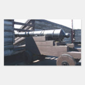 Old Cannon Rechthoekige Sticker (Voorkant)