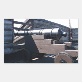 Old Cannon Rechthoekige Sticker