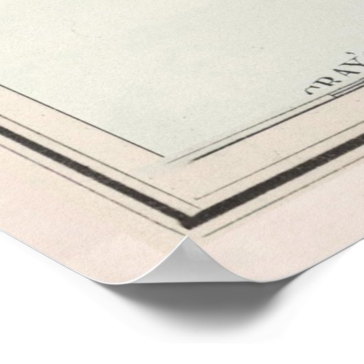 Old Cape Cod MA Map (1878) Poster (Hoek)