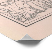 Old Cape Cod MA Map (1891) Poster (Hoek)