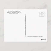 Old Cape Henry Lighthouse Fort Story, Virgina Post Briefkaart (Achterkant)