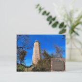 Old Cape Henry Lighthouse Fort Story, Virginia Briefkaart (Staand voorkant)