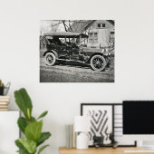 Old Car Poster (Thuiskantoor)